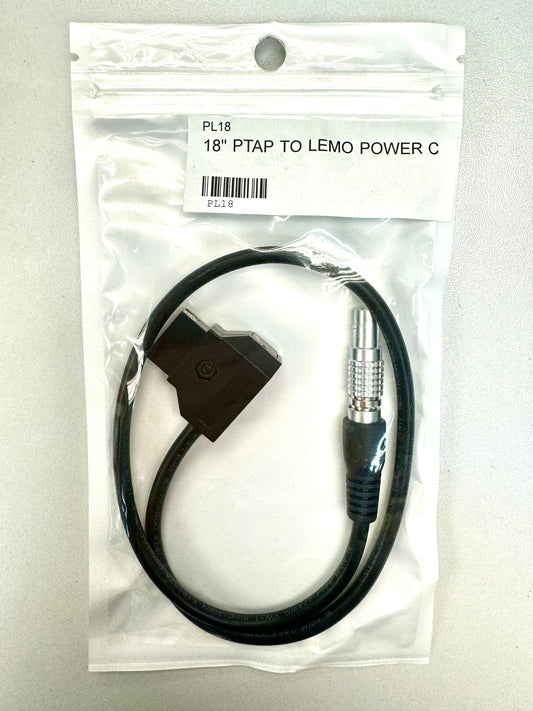 18" P-TAP TO LEMO POWER CABLE (45CM)"