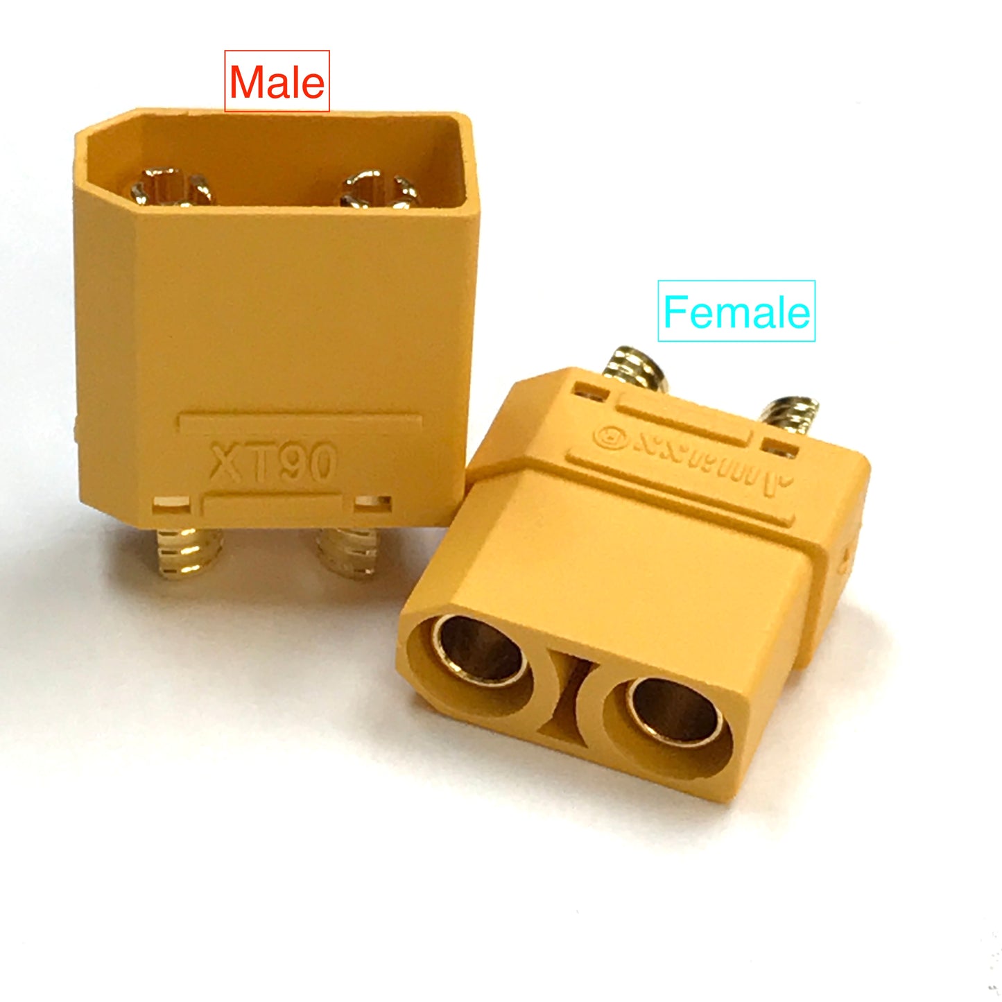XT90-Y-MF AMASS 4.5mm Banana CONNECTOR Male & Female (1 pair)