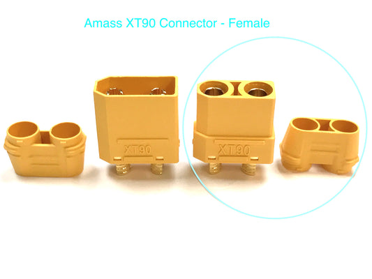 XT90-Y-F AMASS 4.5mm Banana CONNECTOR Female (5 PC)