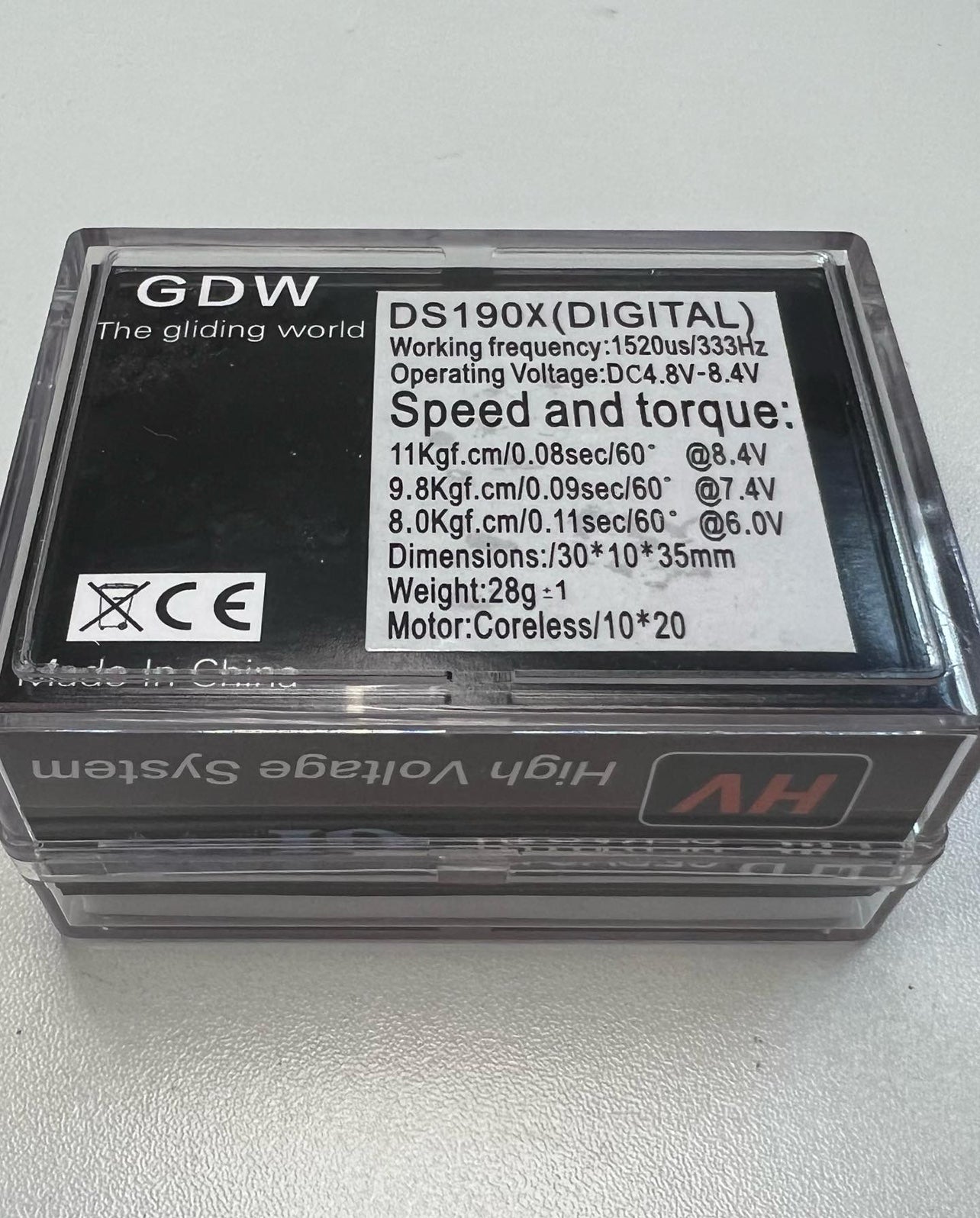 GDW DS190X High Torque Metal Gear Digital Servo